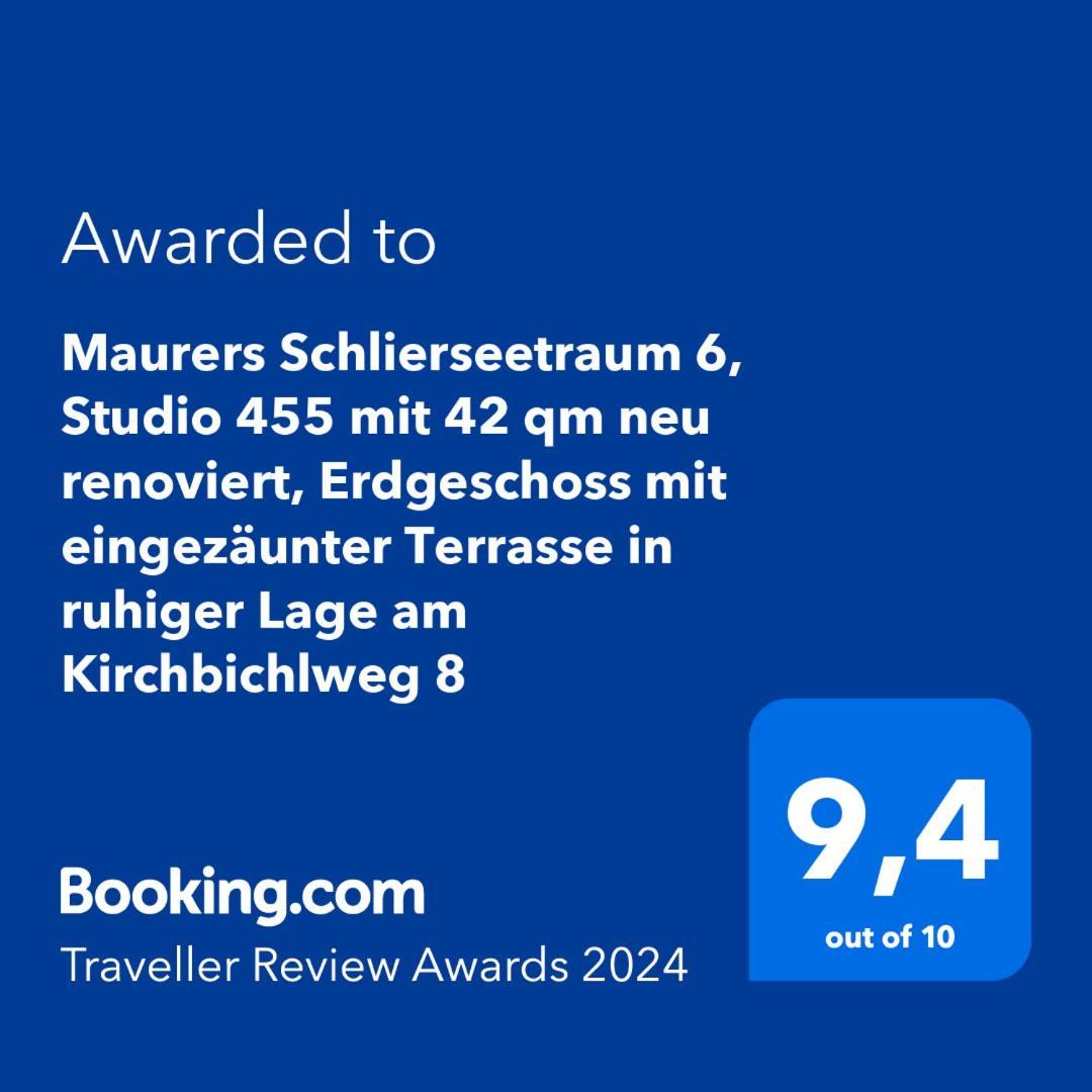 Maurers Schlierseetraum: Renovated Studio with Private Terrace Exterior photo